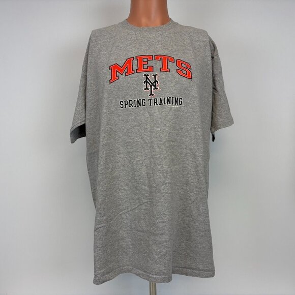 Vintage Y2K New York Mets T Shirt Mens Size XL Spring Training MLB Baseball 2005 - Picture 2 of 5